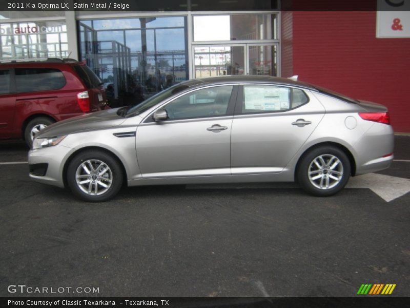 Satin Metal / Beige 2011 Kia Optima LX