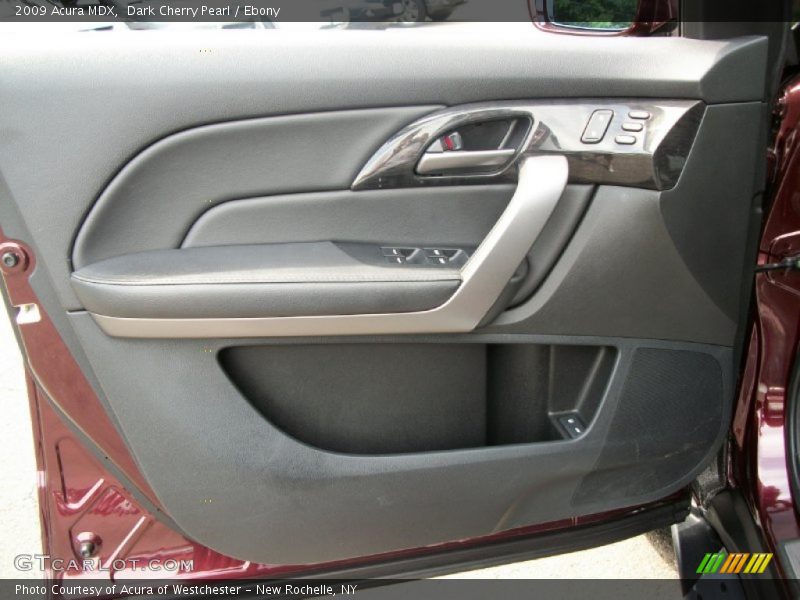 Dark Cherry Pearl / Ebony 2009 Acura MDX