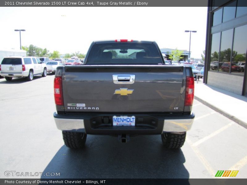 Taupe Gray Metallic / Ebony 2011 Chevrolet Silverado 1500 LT Crew Cab 4x4