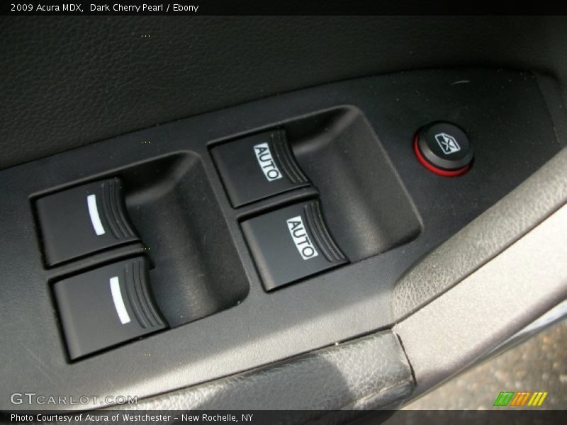 Dark Cherry Pearl / Ebony 2009 Acura MDX