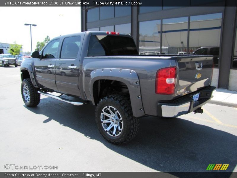 Taupe Gray Metallic / Ebony 2011 Chevrolet Silverado 1500 LT Crew Cab 4x4