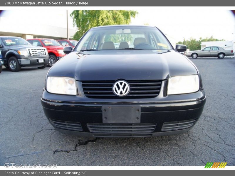 Black / Beige 2000 Volkswagen Jetta GLS Sedan