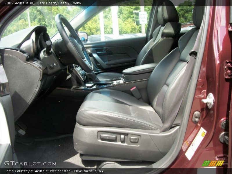 Dark Cherry Pearl / Ebony 2009 Acura MDX