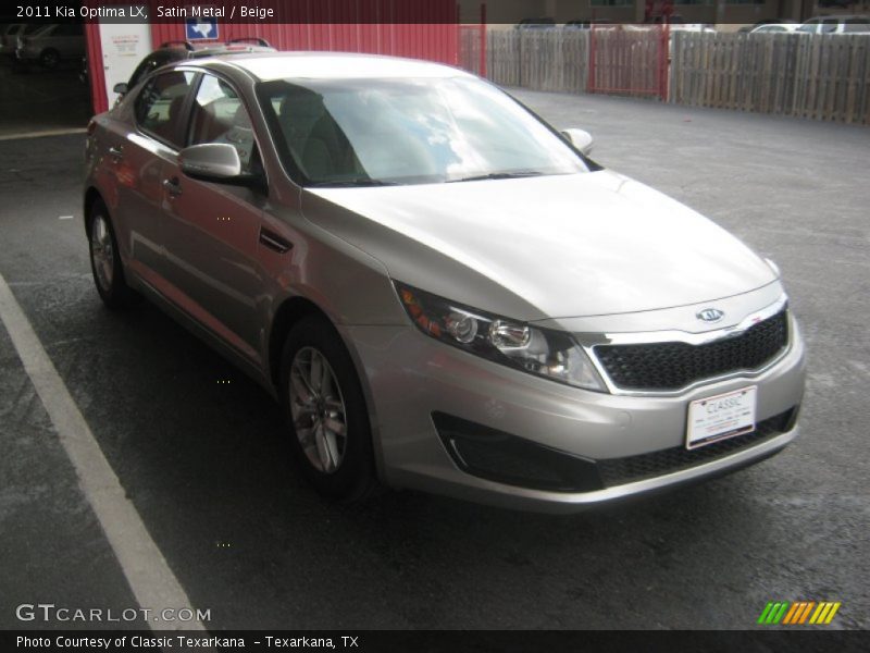Satin Metal / Beige 2011 Kia Optima LX