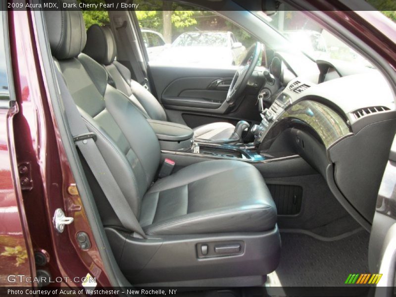 Dark Cherry Pearl / Ebony 2009 Acura MDX