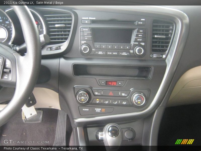 Satin Metal / Beige 2011 Kia Optima LX