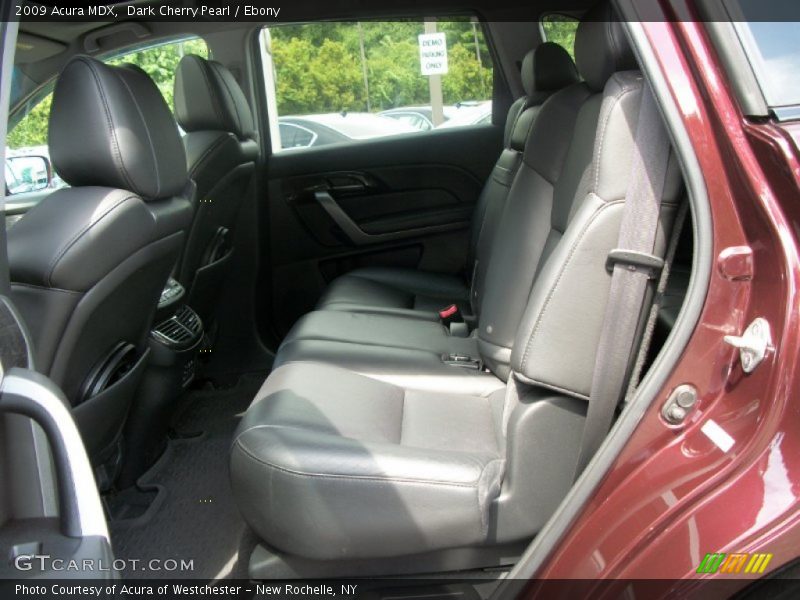 Dark Cherry Pearl / Ebony 2009 Acura MDX