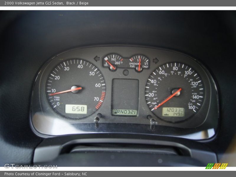 2000 Jetta GLS Sedan GLS Sedan Gauges