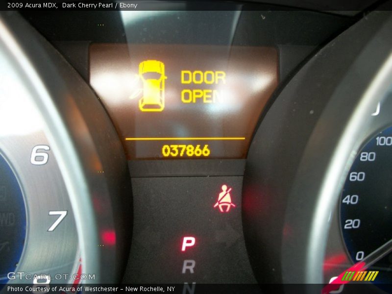Dark Cherry Pearl / Ebony 2009 Acura MDX