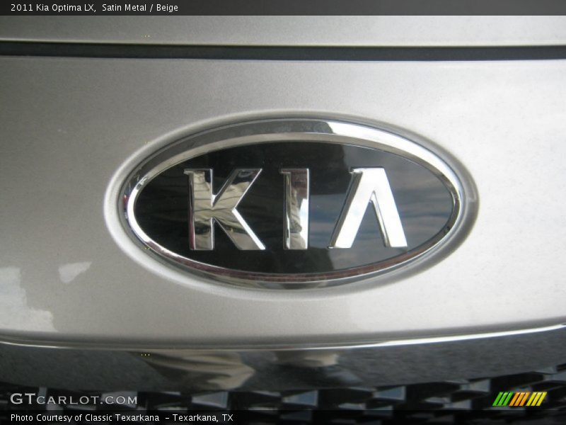 Satin Metal / Beige 2011 Kia Optima LX