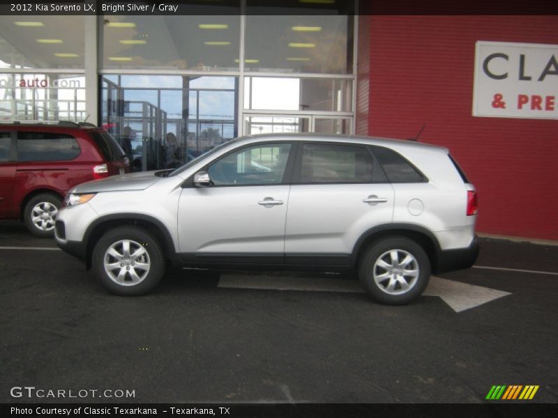 Bright Silver / Gray 2012 Kia Sorento LX