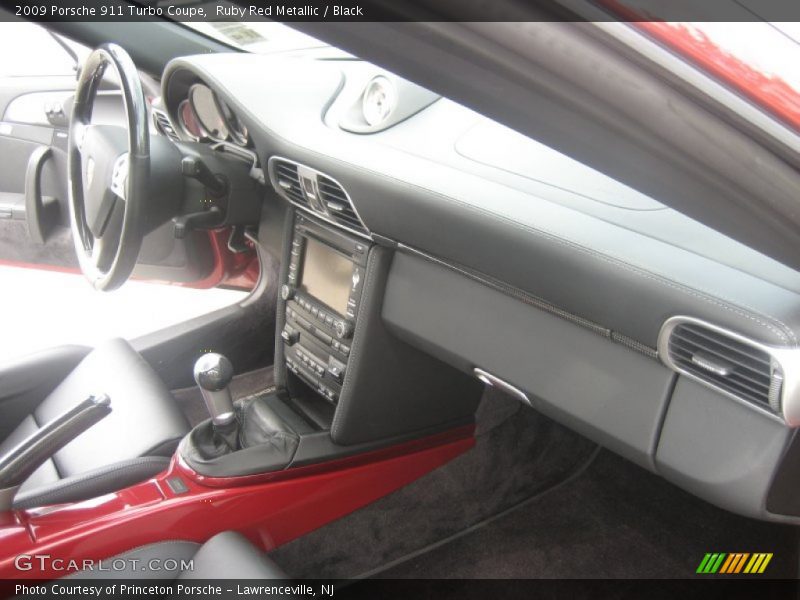 Ruby Red Metallic / Black 2009 Porsche 911 Turbo Coupe