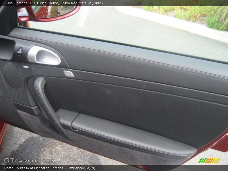 Ruby Red Metallic / Black 2009 Porsche 911 Turbo Coupe