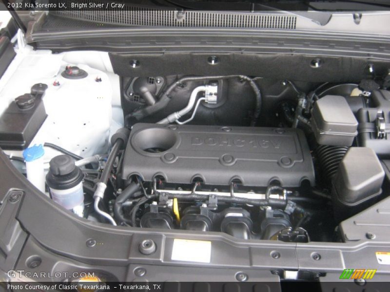  2012 Sorento LX Engine - 2.4 Liter GDI DOHC 16-Valve Dual CVVT 4 Cylinder