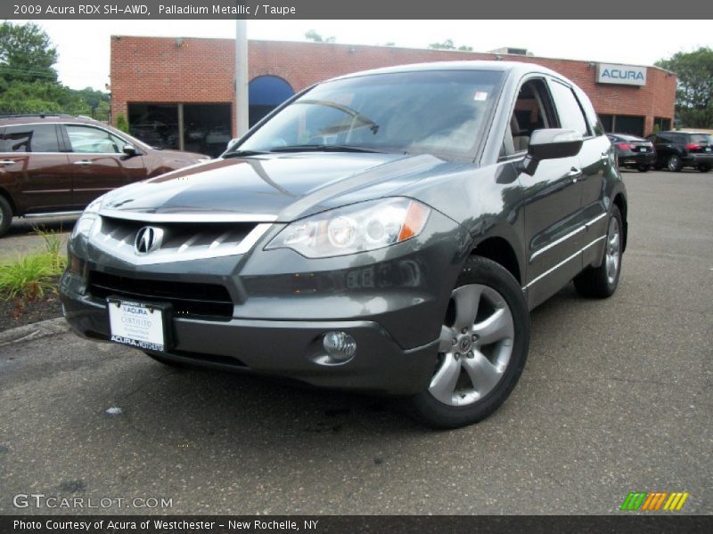 Palladium Metallic / Taupe 2009 Acura RDX SH-AWD