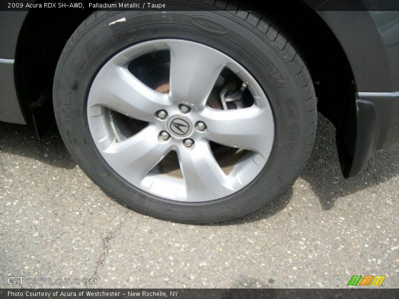 Palladium Metallic / Taupe 2009 Acura RDX SH-AWD