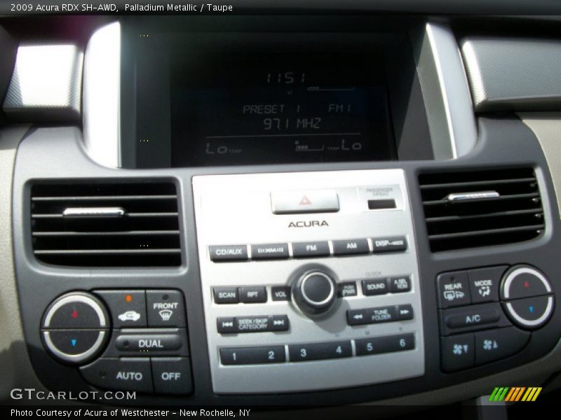 Palladium Metallic / Taupe 2009 Acura RDX SH-AWD