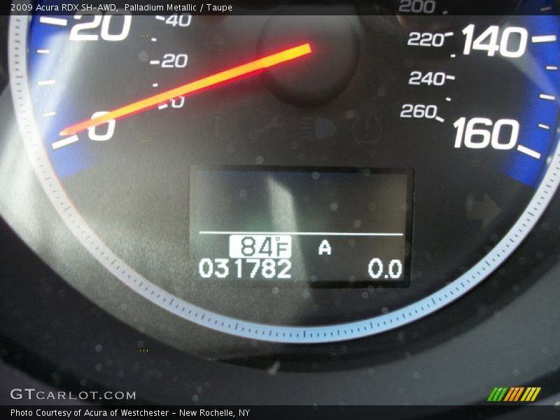 Palladium Metallic / Taupe 2009 Acura RDX SH-AWD