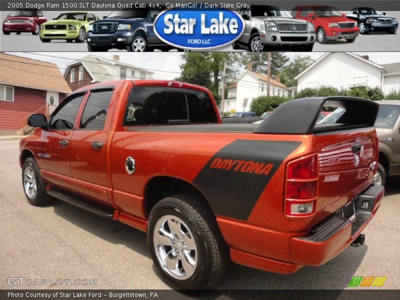 Go ManGo! / Dark Slate Gray 2005 Dodge Ram 1500 SLT Daytona Quad Cab 4x4