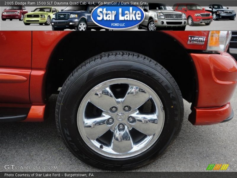 Go ManGo! / Dark Slate Gray 2005 Dodge Ram 1500 SLT Daytona Quad Cab 4x4