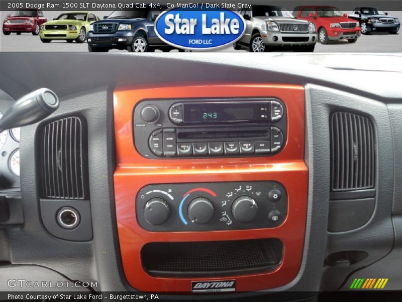 Go ManGo! / Dark Slate Gray 2005 Dodge Ram 1500 SLT Daytona Quad Cab 4x4