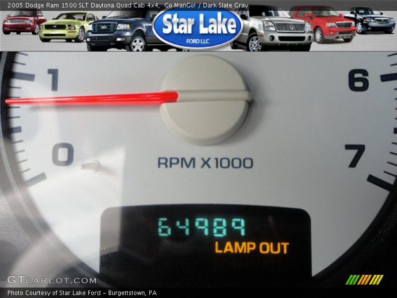 Go ManGo! / Dark Slate Gray 2005 Dodge Ram 1500 SLT Daytona Quad Cab 4x4