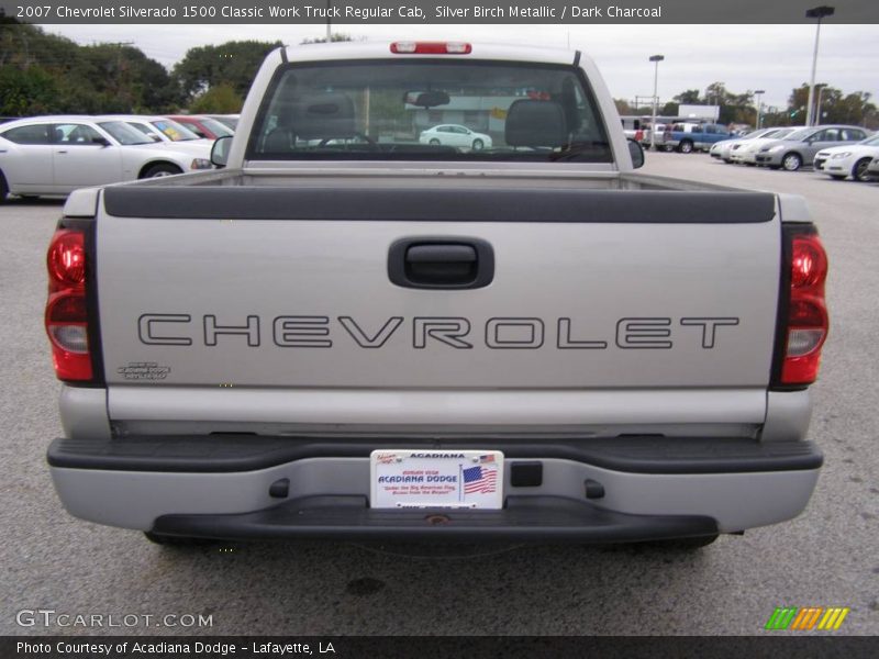 Silver Birch Metallic / Dark Charcoal 2007 Chevrolet Silverado 1500 Classic Work Truck Regular Cab