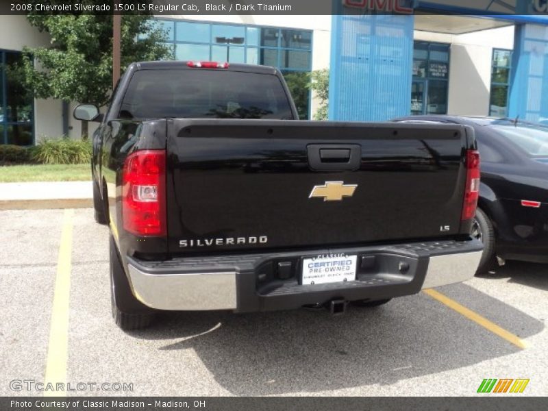 Black / Dark Titanium 2008 Chevrolet Silverado 1500 LS Regular Cab