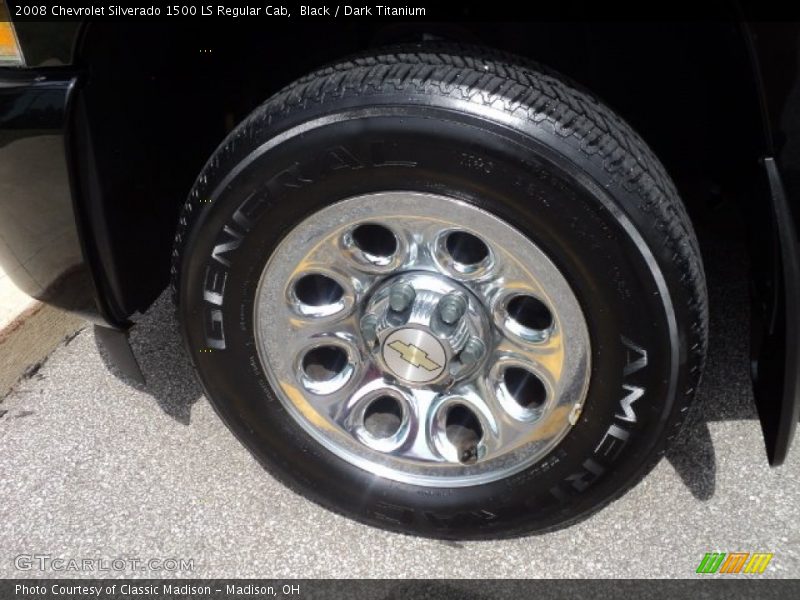 Black / Dark Titanium 2008 Chevrolet Silverado 1500 LS Regular Cab