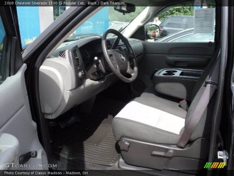 Black / Dark Titanium 2008 Chevrolet Silverado 1500 LS Regular Cab