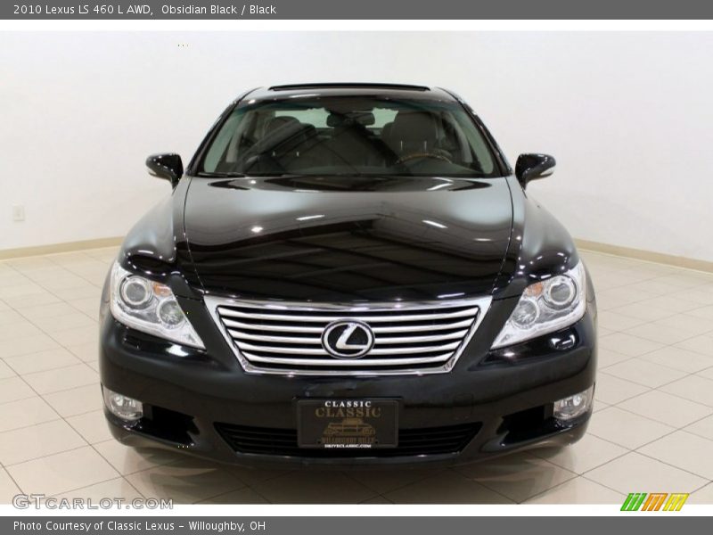 Obsidian Black / Black 2010 Lexus LS 460 L AWD