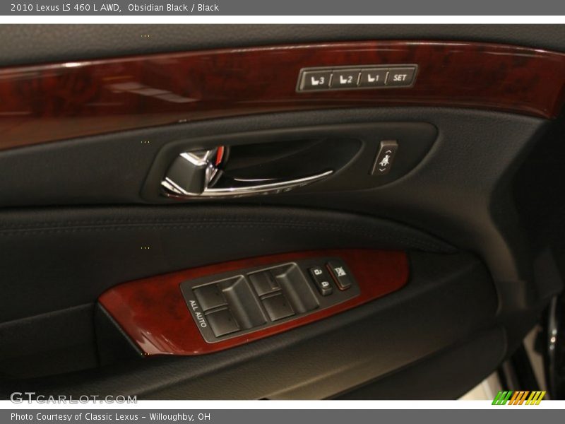 Controls of 2010 LS 460 L AWD