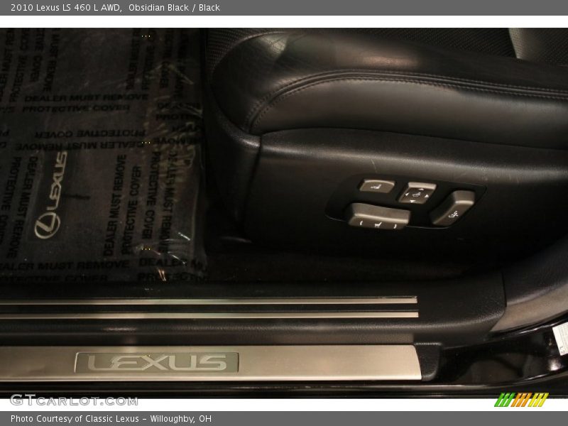 Obsidian Black / Black 2010 Lexus LS 460 L AWD