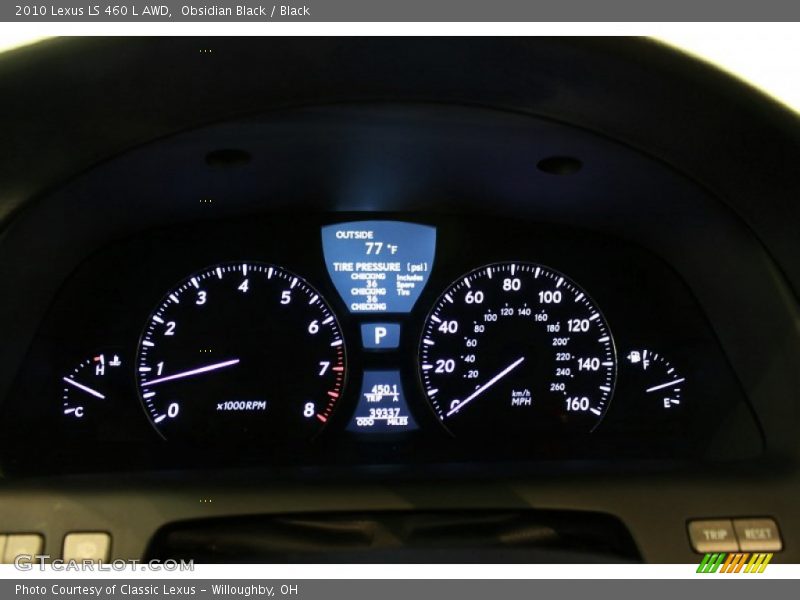  2010 LS 460 L AWD 460 L AWD Gauges