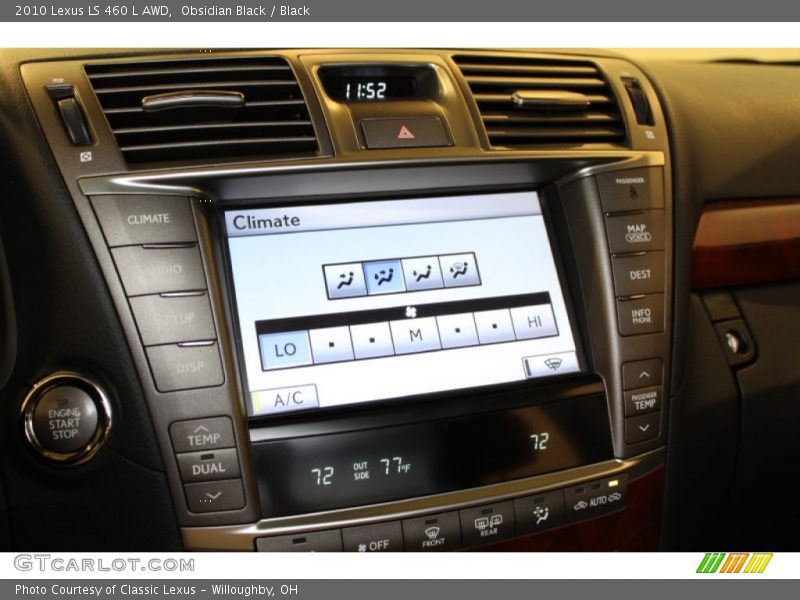 Obsidian Black / Black 2010 Lexus LS 460 L AWD