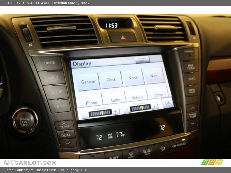 Obsidian Black / Black 2010 Lexus LS 460 L AWD