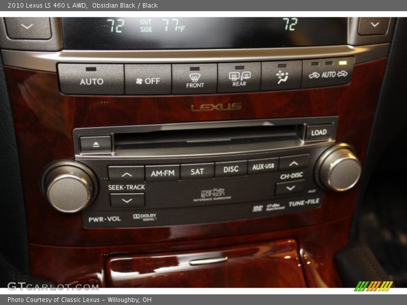 Controls of 2010 LS 460 L AWD