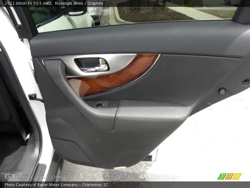 Moonlight White / Graphite 2011 Infiniti FX 50 S AWD