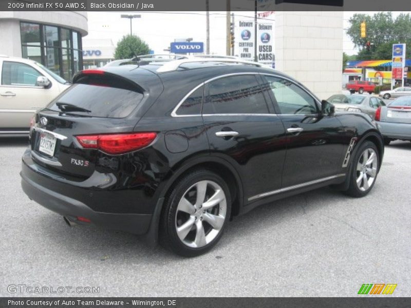 Black Obsidian / Java 2009 Infiniti FX 50 AWD S