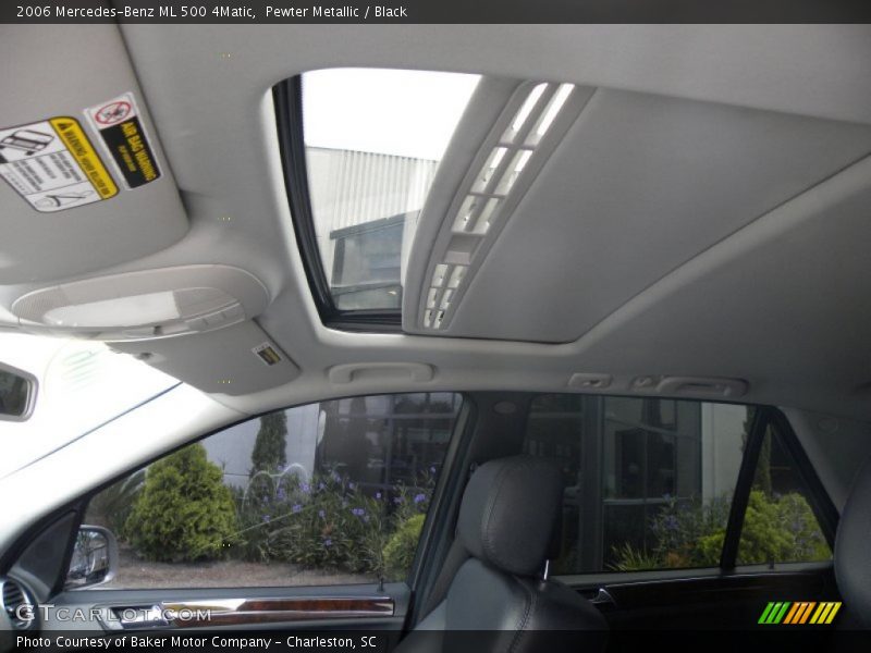 Pewter Metallic / Black 2006 Mercedes-Benz ML 500 4Matic