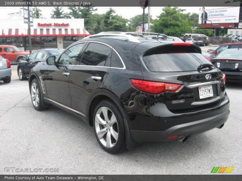 Black Obsidian / Java 2009 Infiniti FX 50 AWD S