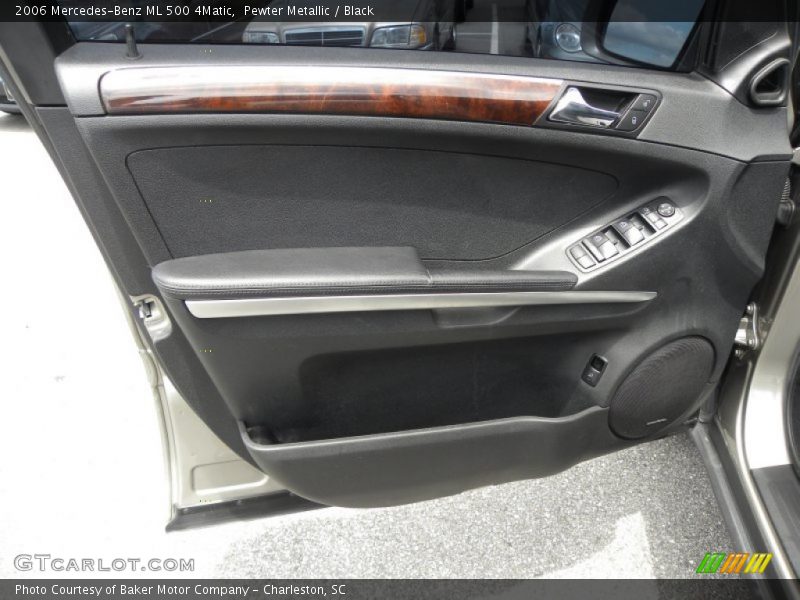 Pewter Metallic / Black 2006 Mercedes-Benz ML 500 4Matic