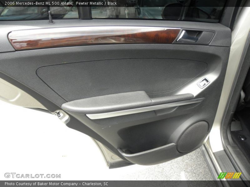 Pewter Metallic / Black 2006 Mercedes-Benz ML 500 4Matic