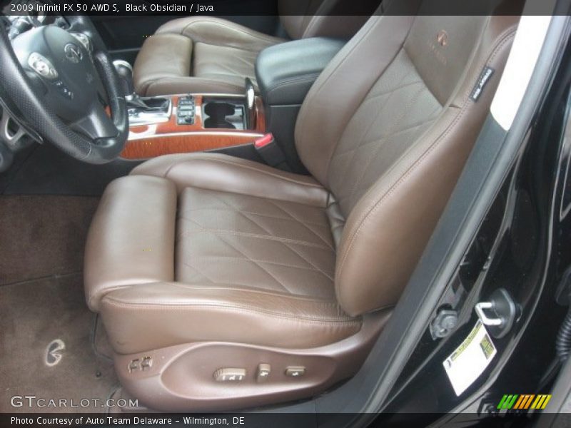  2009 FX 50 AWD S Java Interior