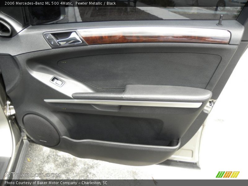 Pewter Metallic / Black 2006 Mercedes-Benz ML 500 4Matic