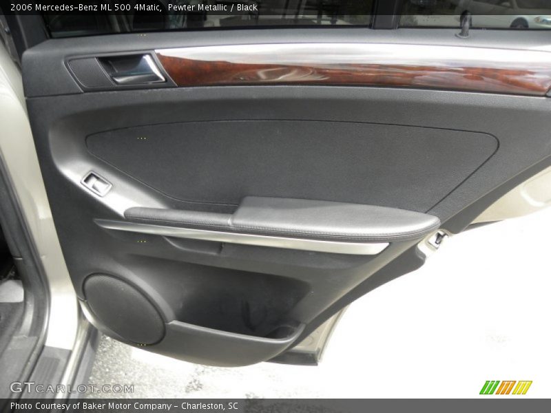 Pewter Metallic / Black 2006 Mercedes-Benz ML 500 4Matic