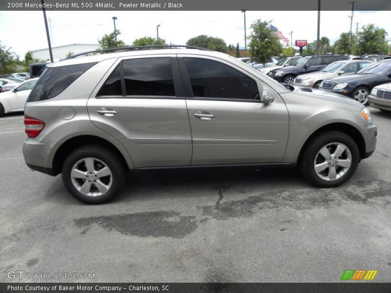 Pewter Metallic / Black 2006 Mercedes-Benz ML 500 4Matic