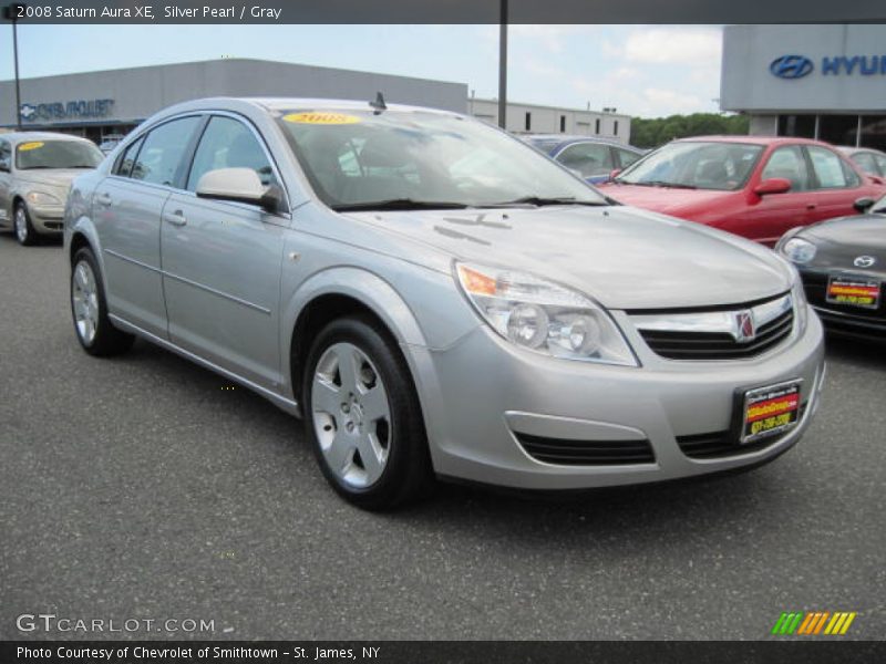 Silver Pearl / Gray 2008 Saturn Aura XE