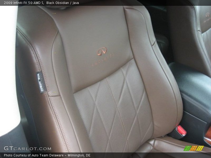 Black Obsidian / Java 2009 Infiniti FX 50 AWD S