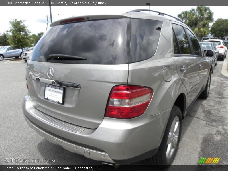 Pewter Metallic / Black 2006 Mercedes-Benz ML 500 4Matic